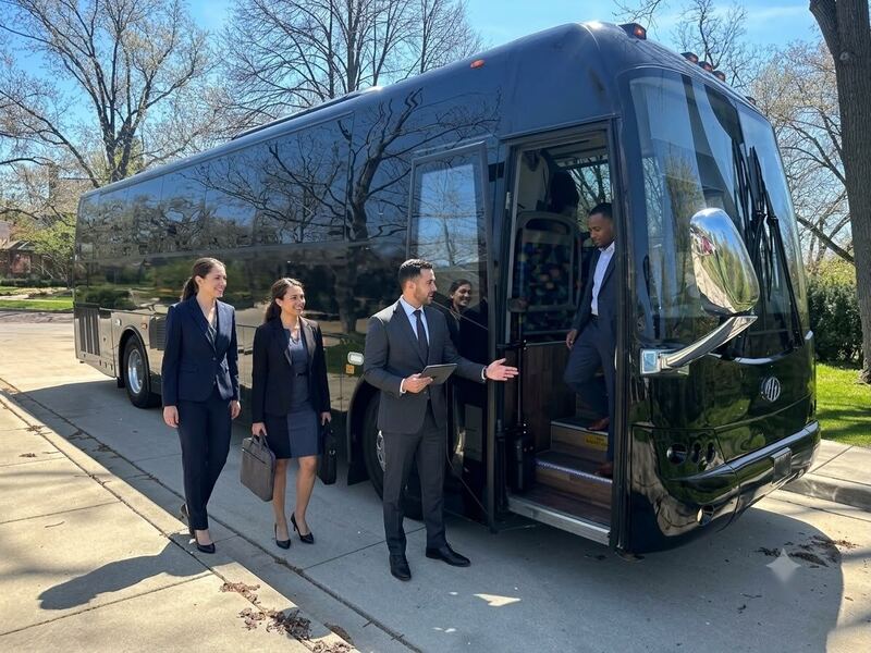 Executive Coach Bus — O'Hare Midway Limo Service